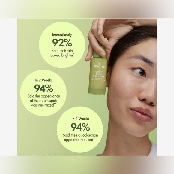 New Origins Mega-Mushroom Dark Spot Brightening Face Serum - Picture 6 of 9